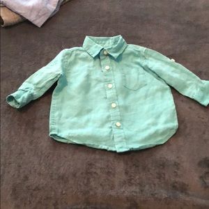 Janie and Jack linen shirt